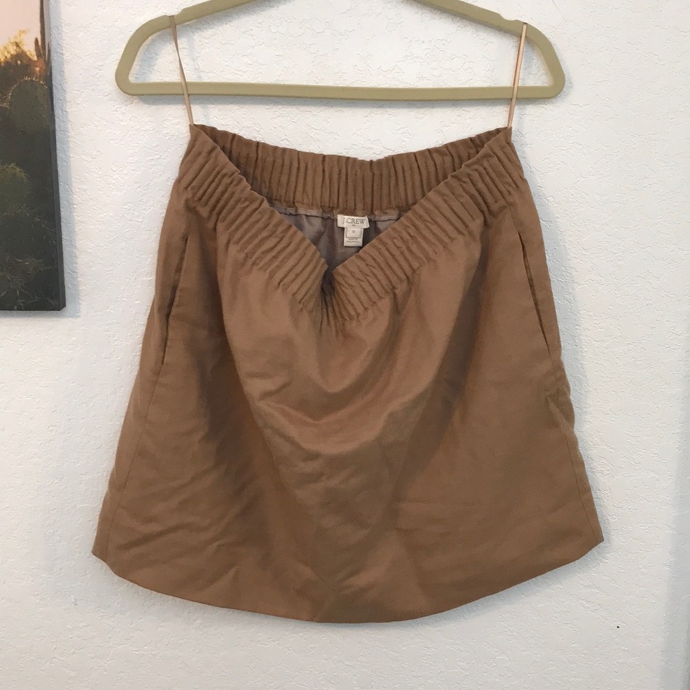 Jcrew elastic waist skirt
